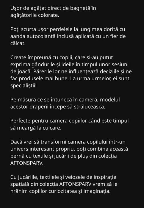 Draperii camera copiilor ikea