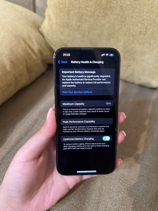 Iphone 13 Pro, 128 GB, 78%