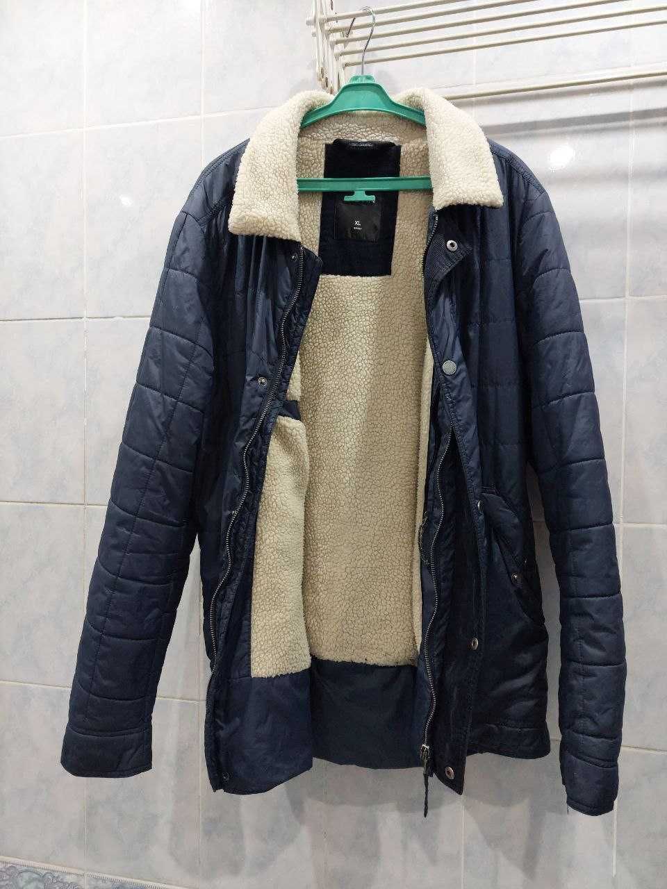Куртка мужская чистая утепленная осень зима