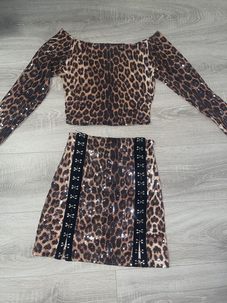 Compleu paiete Misstio boutique animal print