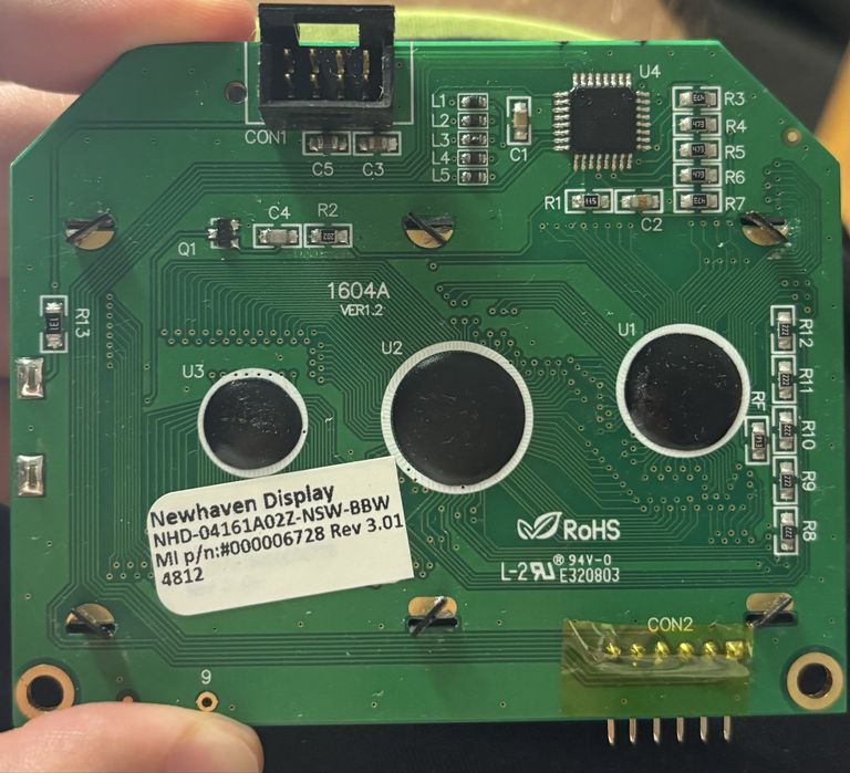 Manitowoc Ice 000006728 LCD Display
