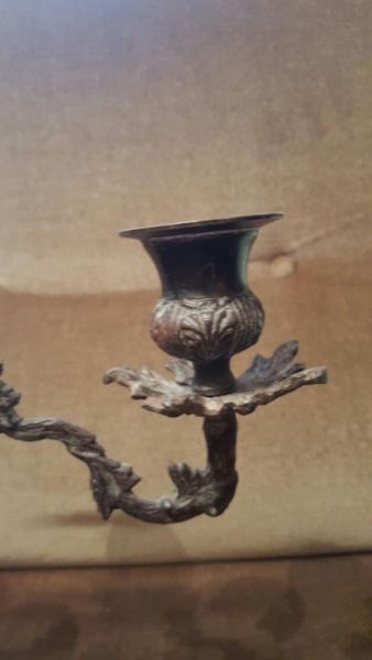 Бронзов свещник от WW2 - автентичен.