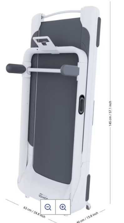 Bandă de alergat INITIAL RUN Compactă și Conectată 12 km/h 45 x
120 cm