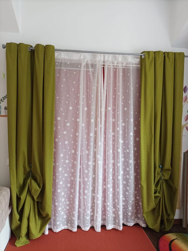 Draperie ikea verde