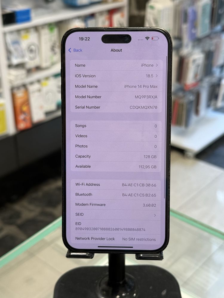 Apple iPhone 14 Pro Max 128GB Black