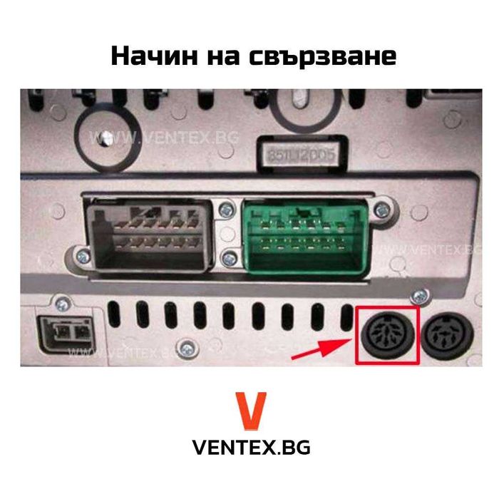 USB и AUX интерфейс за Volvo модели радио HU- WEFA WF603
