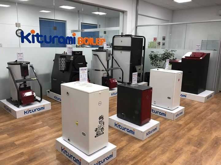 Напольный газовый котел Kiturami TGB 30R HiFin + Стаб.+ Дымоход