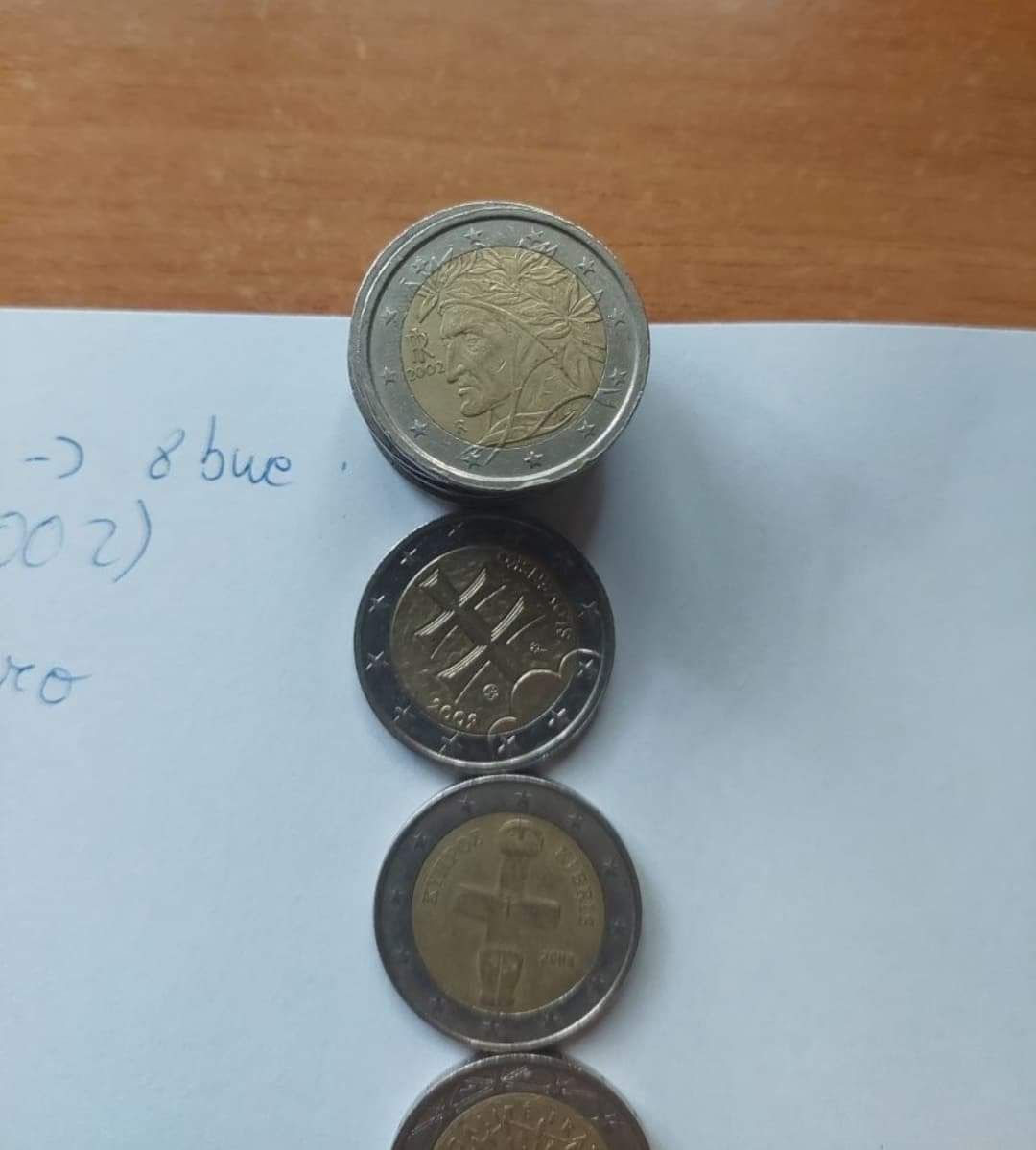 Monede 2 euro vând