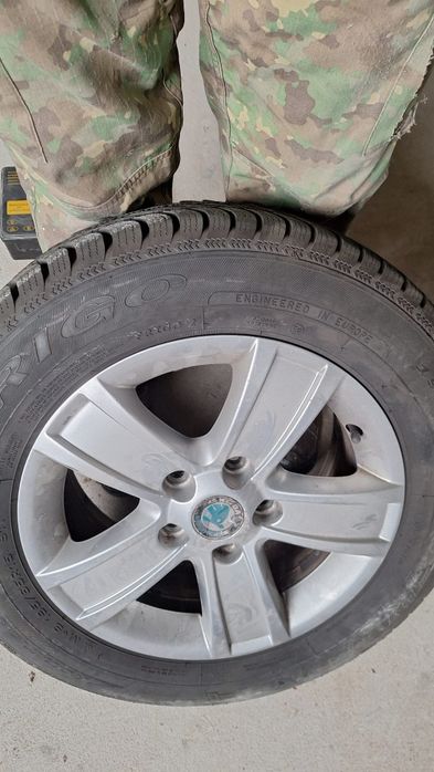 Jante cu cauciucuri 5x112