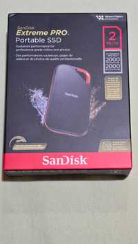 SSD Extern SanDisk Extreme PRO® V2, 2TB USB 3.2, 2000MB/s NOU!