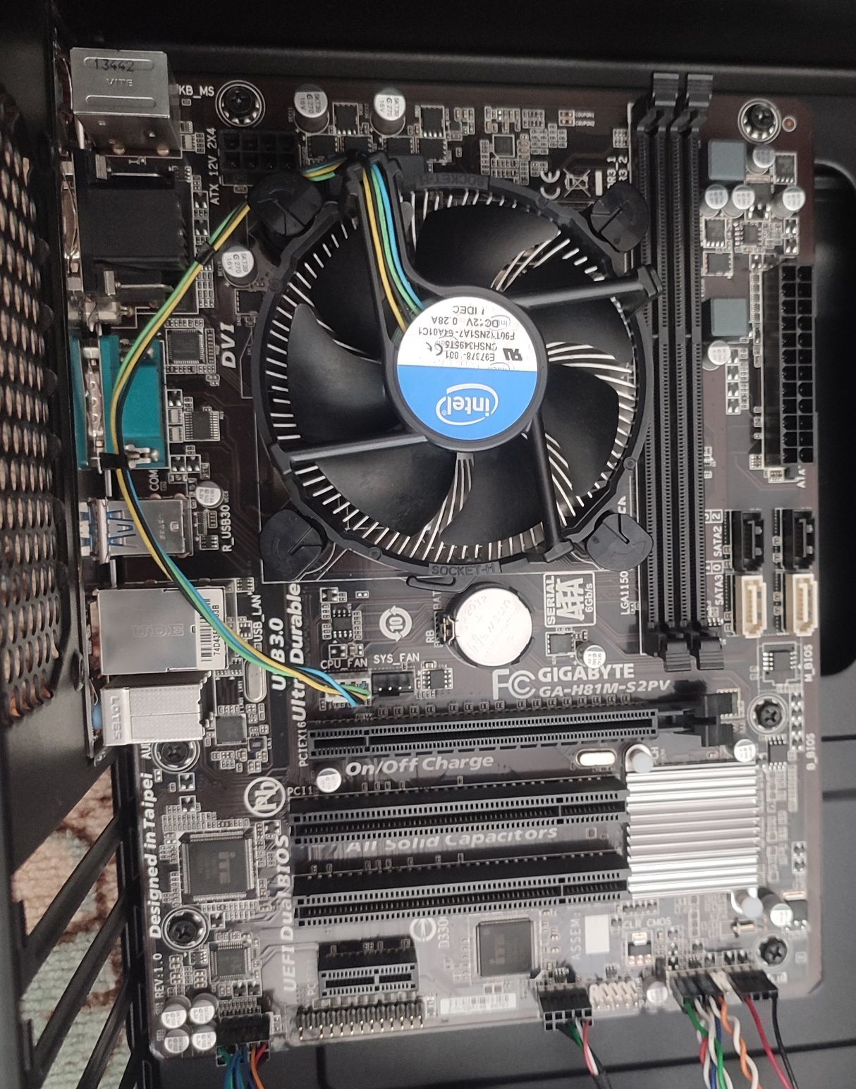 Gigabyte GA H81M S2PV Intel 4th gen дънна платка
