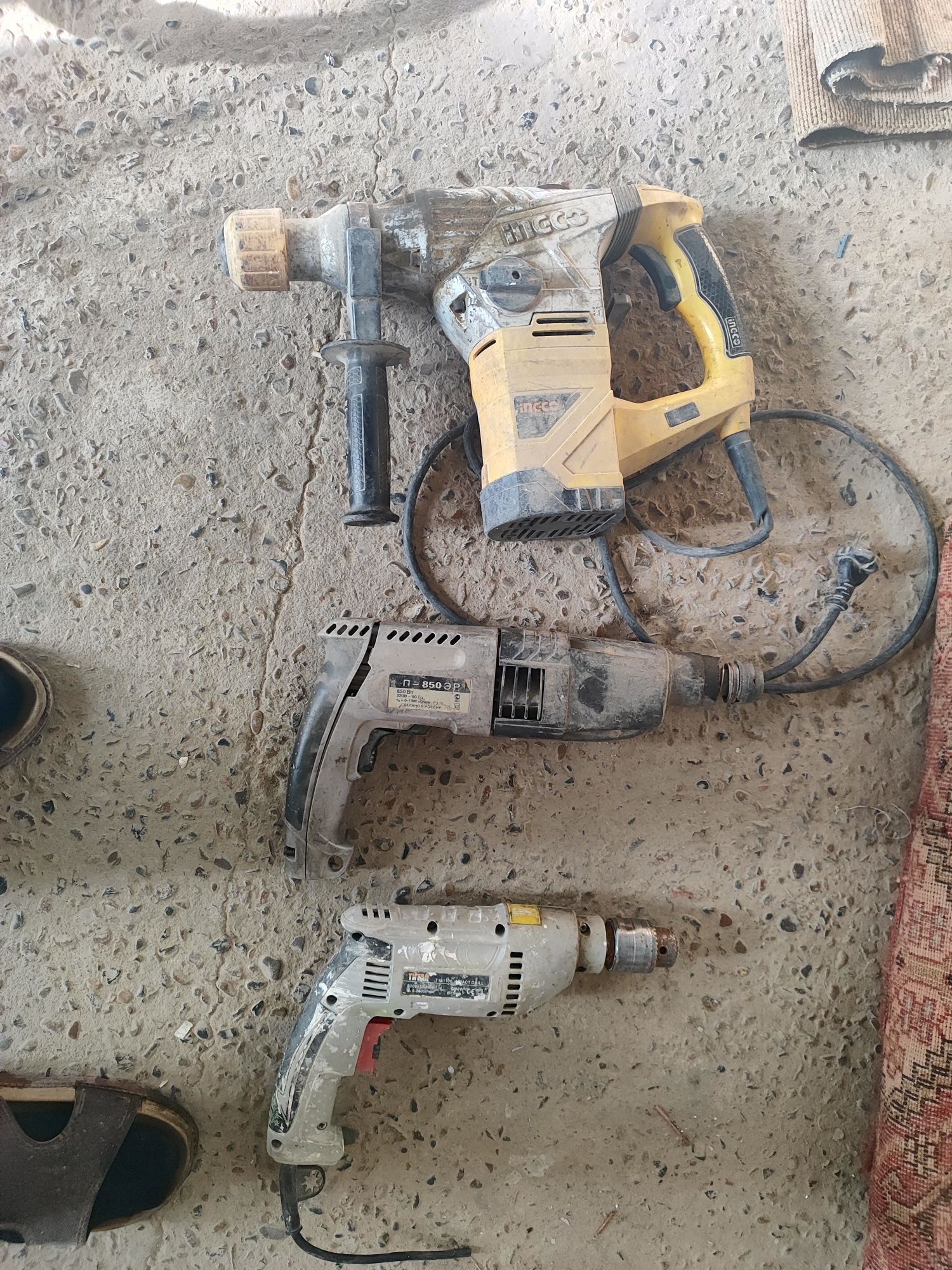 Drel kottasi 170min kichik perforator 120min drel 80min