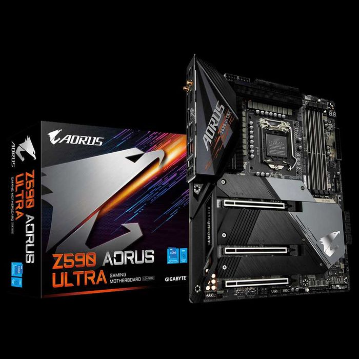 Новая материнская плата GIGABYTE Z590 AORUS ULTRA. Сокет LGA 1200.