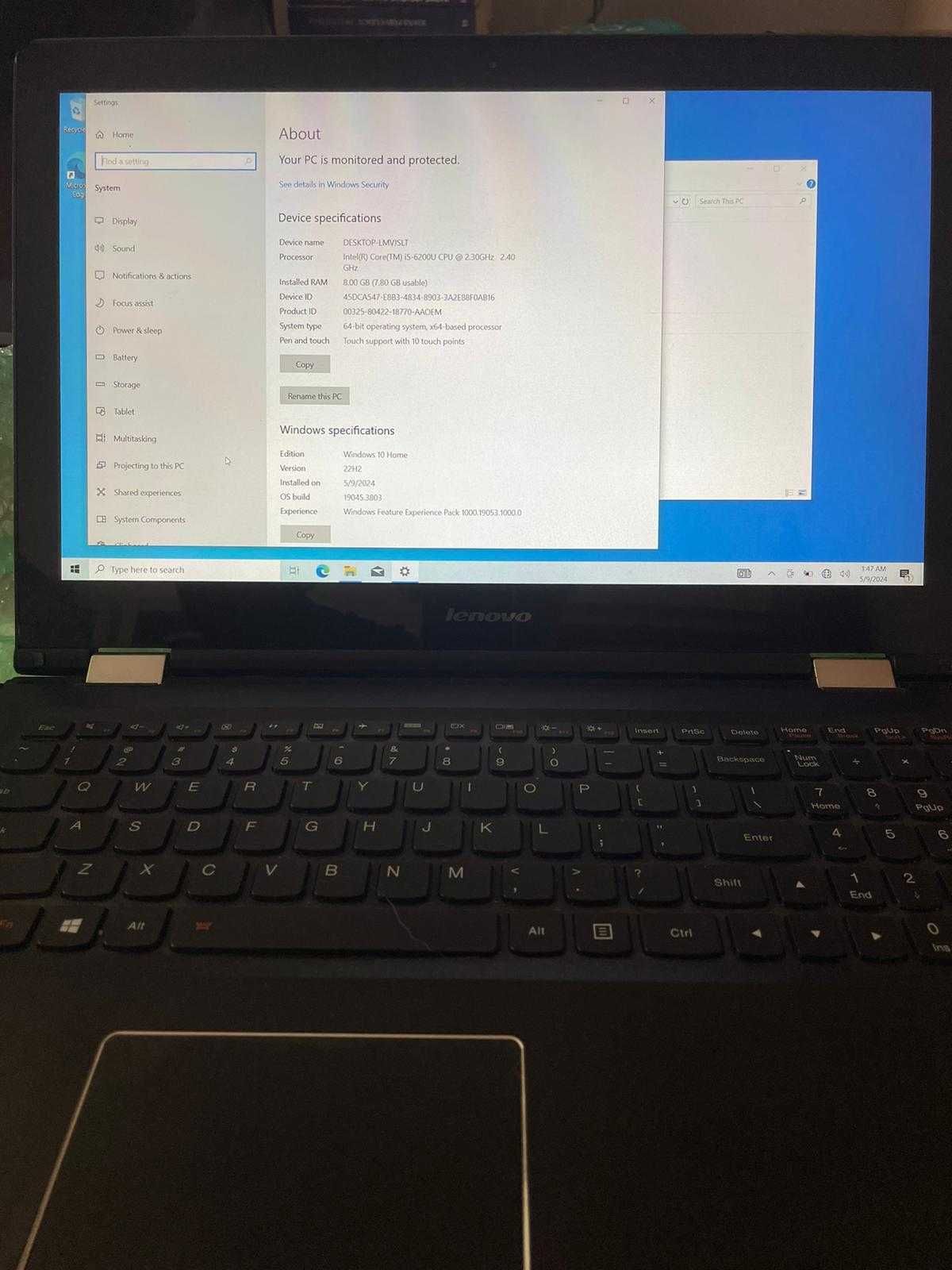 Lenovo Yoga 500-15ISK (touch screen)