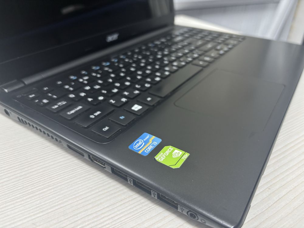 Ноутбук Acer Core I3 SSD 128 ОЗУ 4 Nvidia Geforce 710M