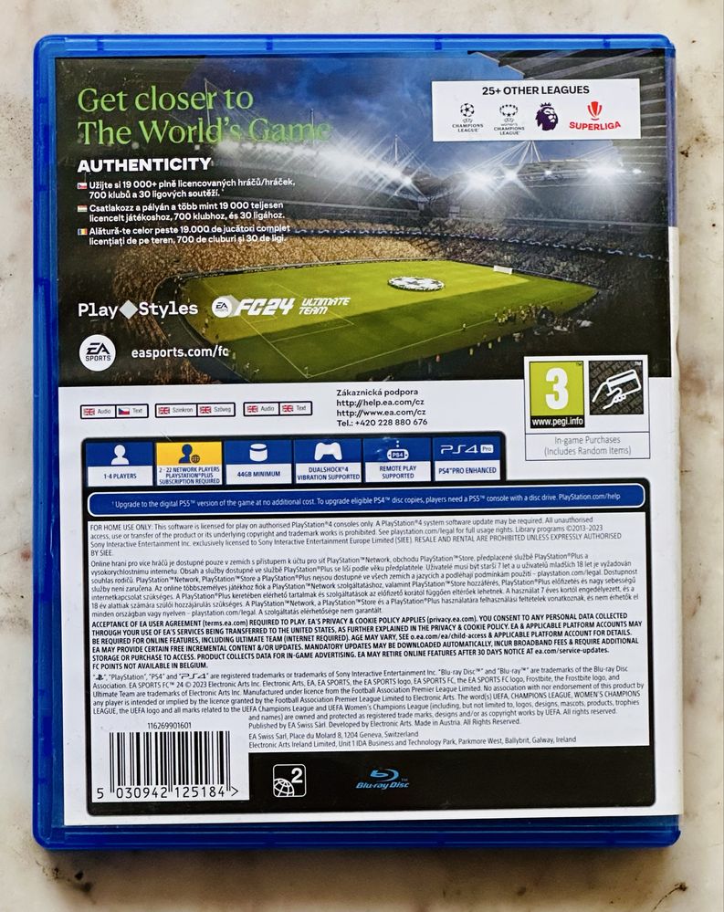 Продавам Fifa 24 за PS4
