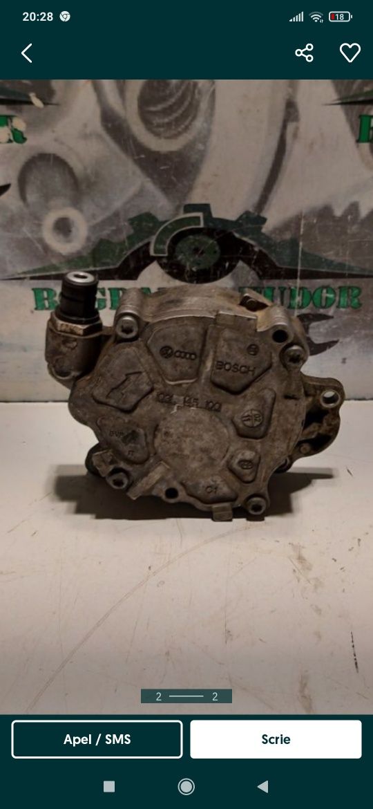 Pompa tandem/vacum vw passat b6, golf 5 bmp,bmr,bkp,bxe cab,bjb,bkc