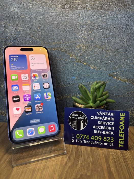 Iphone 16/128Gb/Garantie 2Ani Centrul de Telefoane/Rate