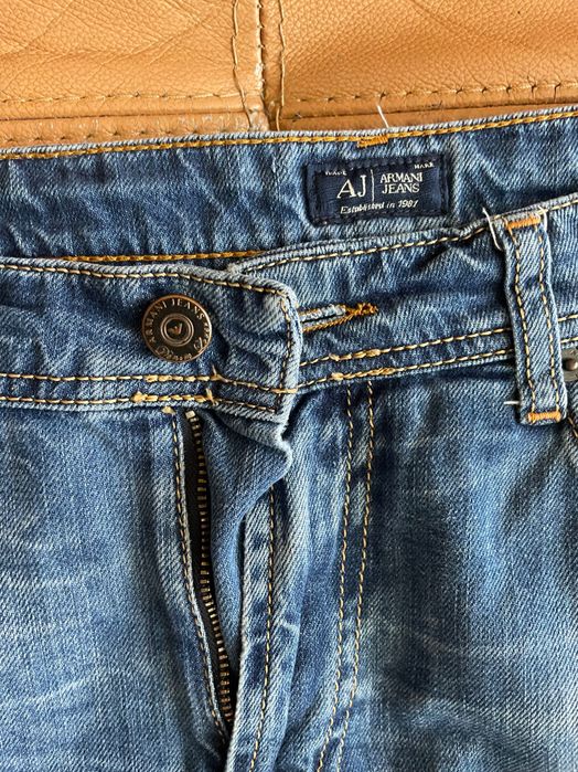 Къси дънкови гащи Armani Jeans