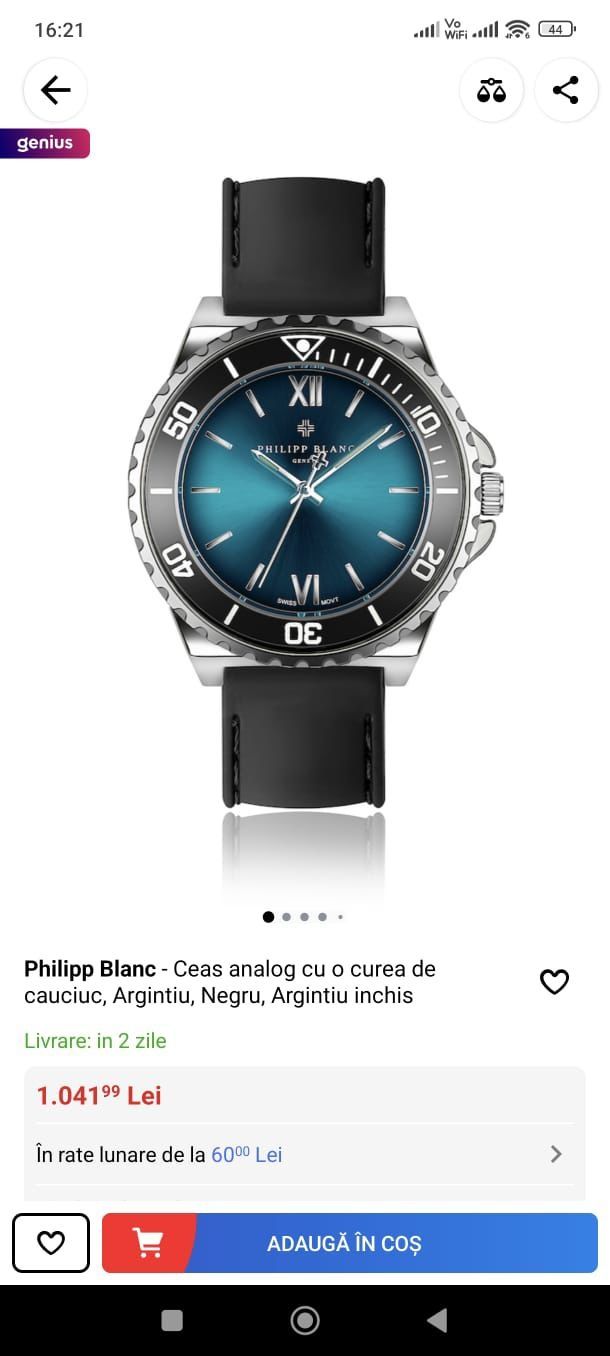 Ceas philipp blanc
