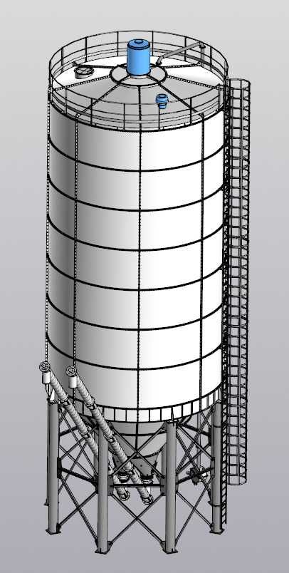 Силос для цемента 500т.