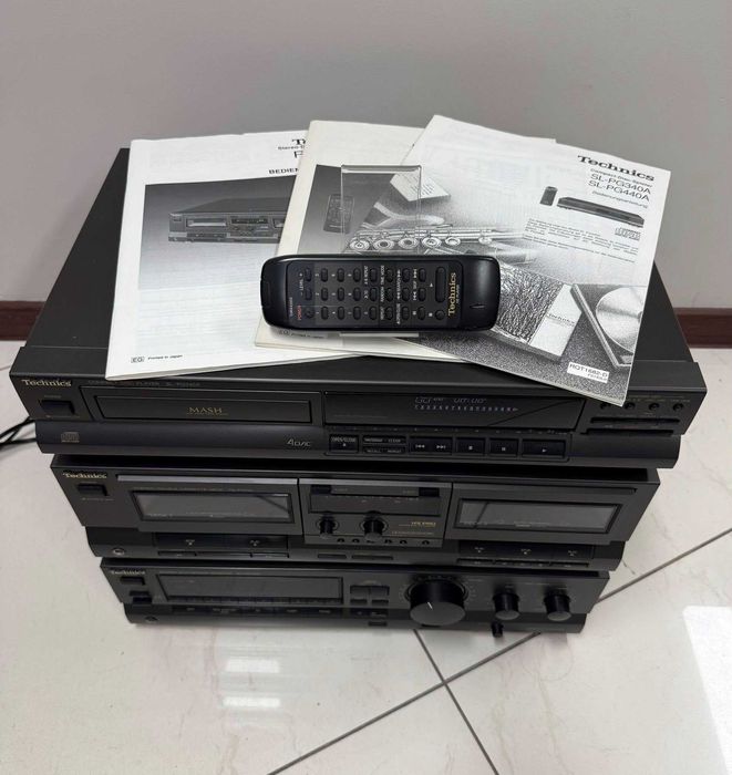 Ретро аудио система - сет TECHNICS - усилвател с тунер, сд плеър и др