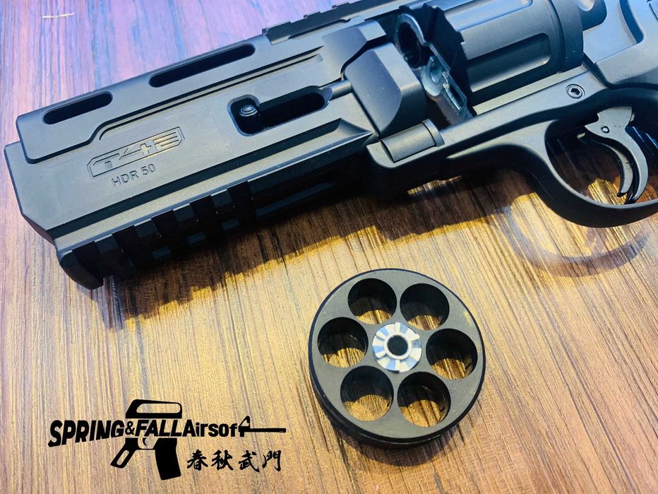 Pistol [MAX JOULI] - Hdr 50 - Revolver Cu Aer Comprimat Bile Airsoft