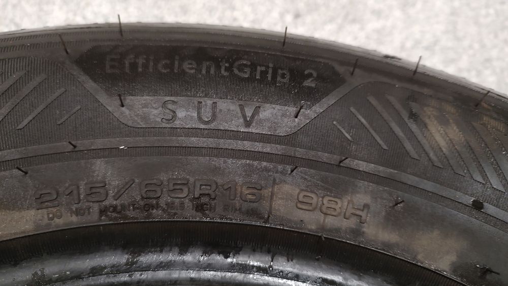 4 бр. Летни гуми 16 цола Good year DOT 05/2024, 215/65/16