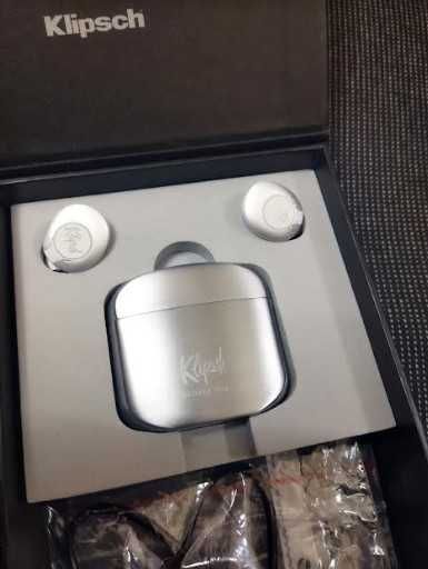 Безжични слушалки Klipsch T5 II True Wireless, ANC, AI, цвят: silver