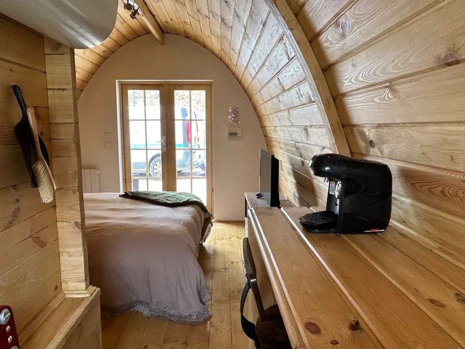 Casa glamping, kit 24mp. Pentru planuri vizitati       bassm.ro