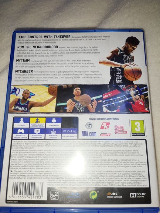 NBA 2K19 ps5 playstation 4