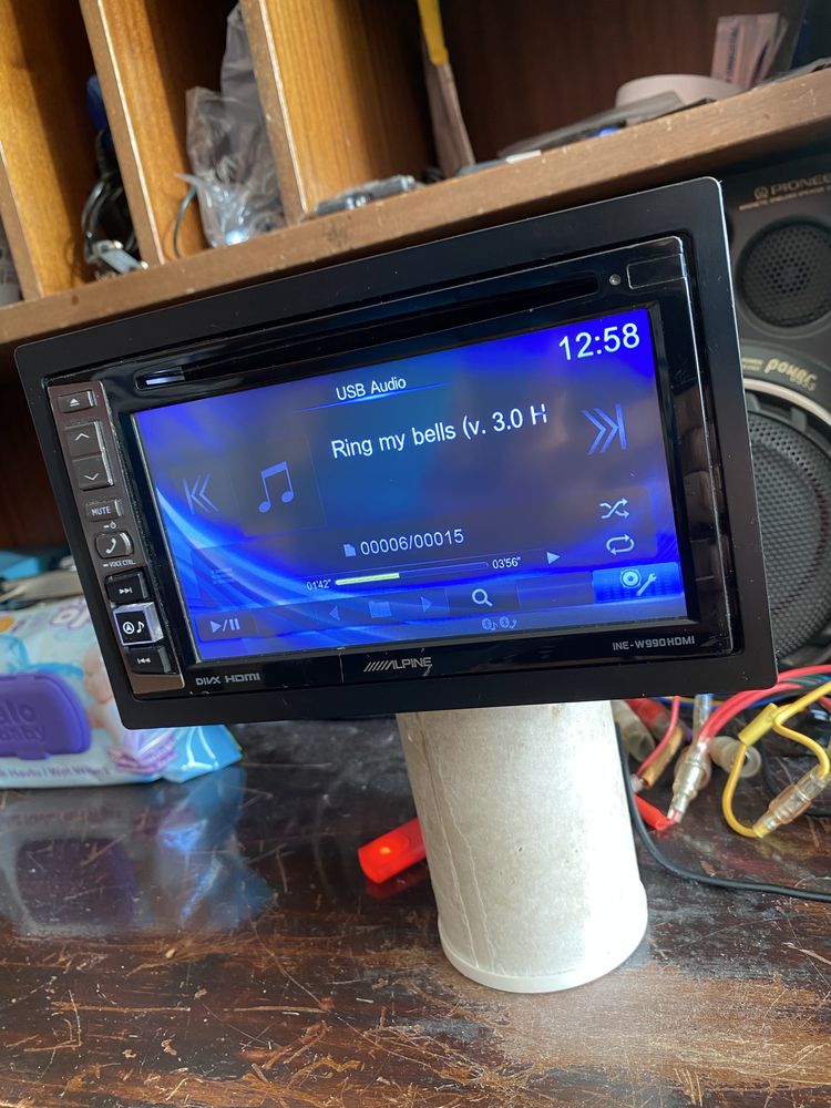 ALPINE INE-W990HDMI - ТОП!! - GPS Навигация USB Bluetooth CD сд радио