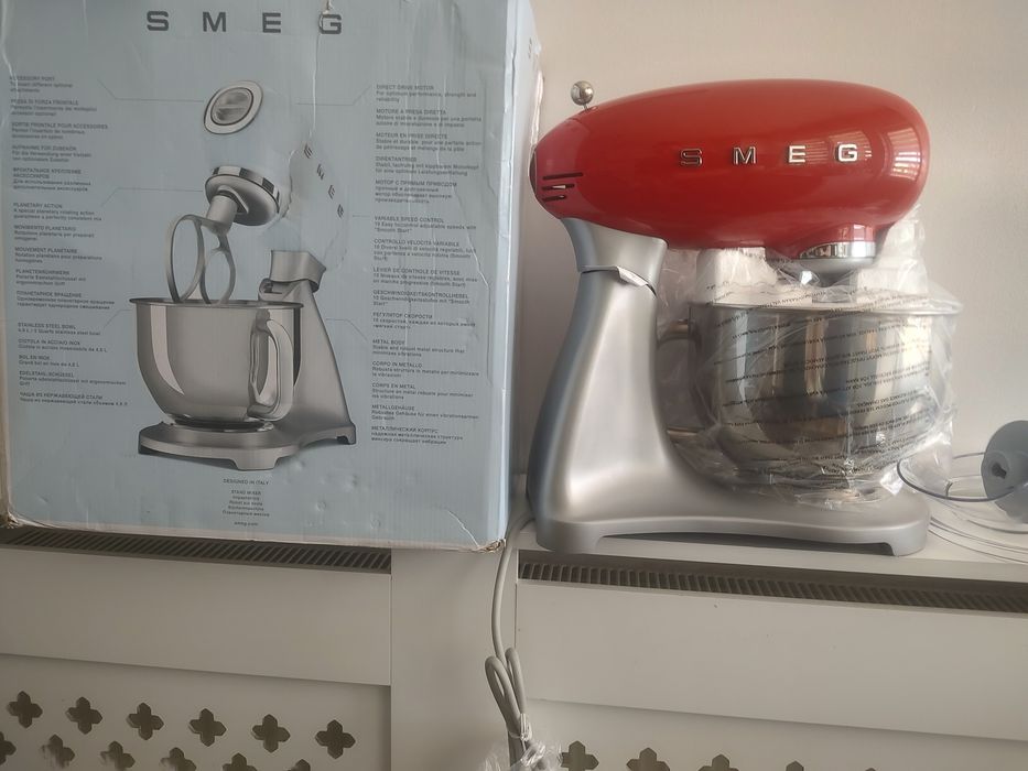 Mixer  bucatarie SMEG SMF02RDUK,nou