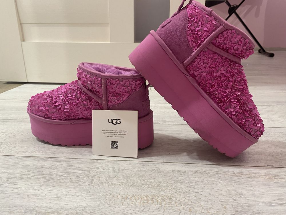 Ugg ultra mini roz