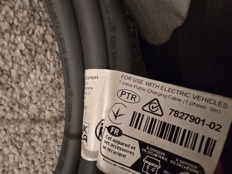 Cablu incarcare/incarcator auto bmw type2 mode 3