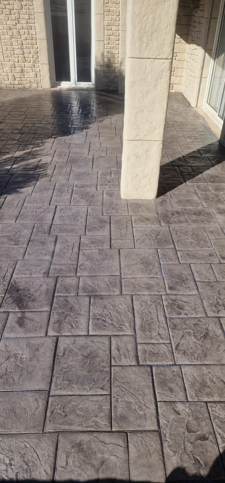 Beton amprentat amn