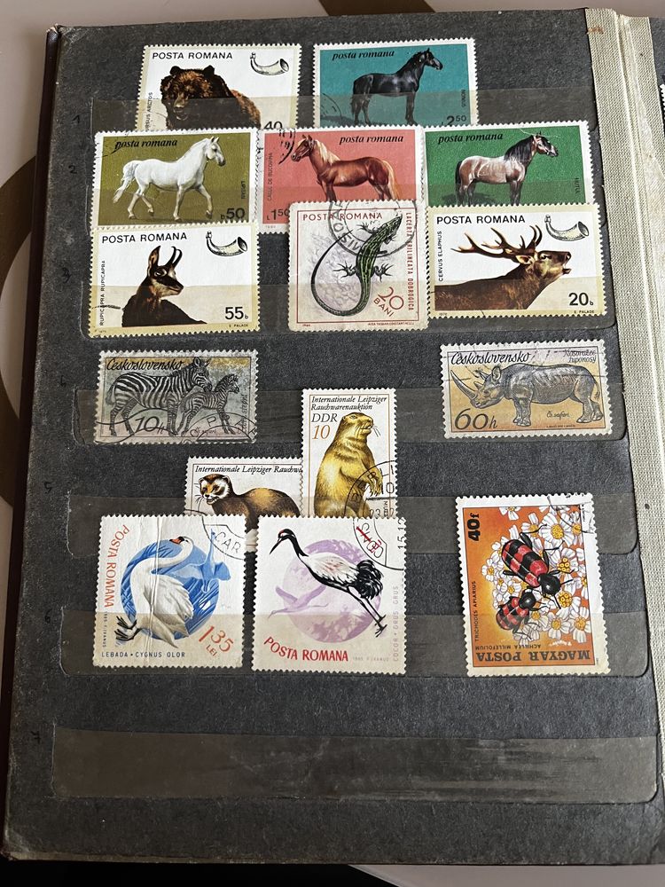 Vând timbre de colecție vechi de istorie