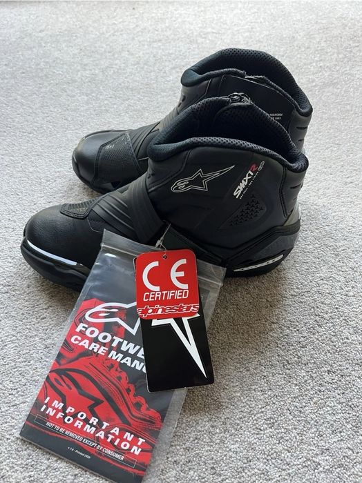 Кожени боти за мотор Alpinestars SMX-1 R V2 Vented