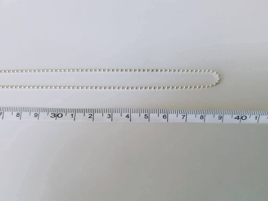 Colier si pandantiv din argint de 925, pandantiv in forma de banuti