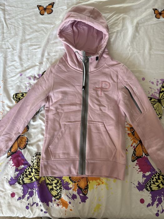 Hanorac cu gluga su fermoar