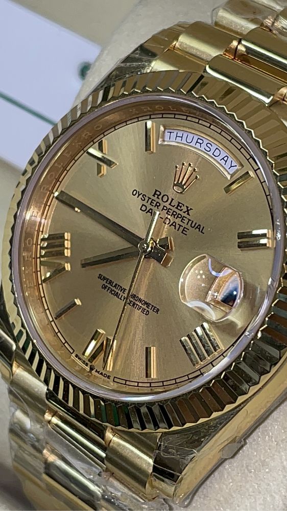 Rolex 40 MM Day Data President SUPER Roman Numerals