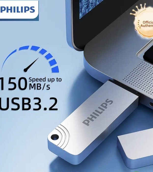 Memorie USB Philips 256 GB USB 3.2 metalic NOU!