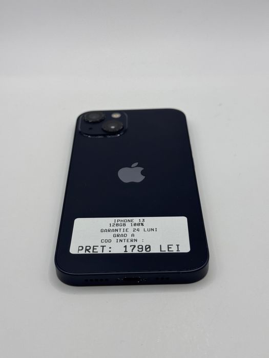 Iphone 13 128GB 100% Grad A Garantie 24 luni - zonemag.ro