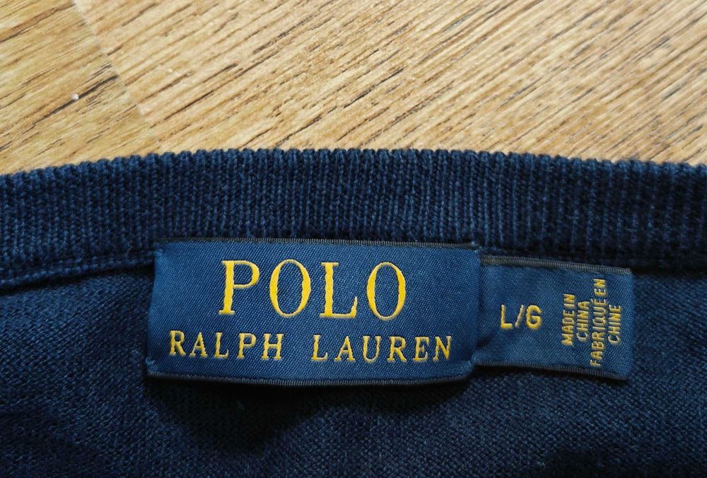 Ralph Lauren Памук / Кашмир Оригинален мъжки пуловер размер L