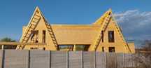 Casa / Cabana stil A Frame din structura de lemn de vanzare