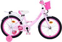 Bicicleta pentru fete Volare Ashley, 18 inch, culoare roz/alb, frana d