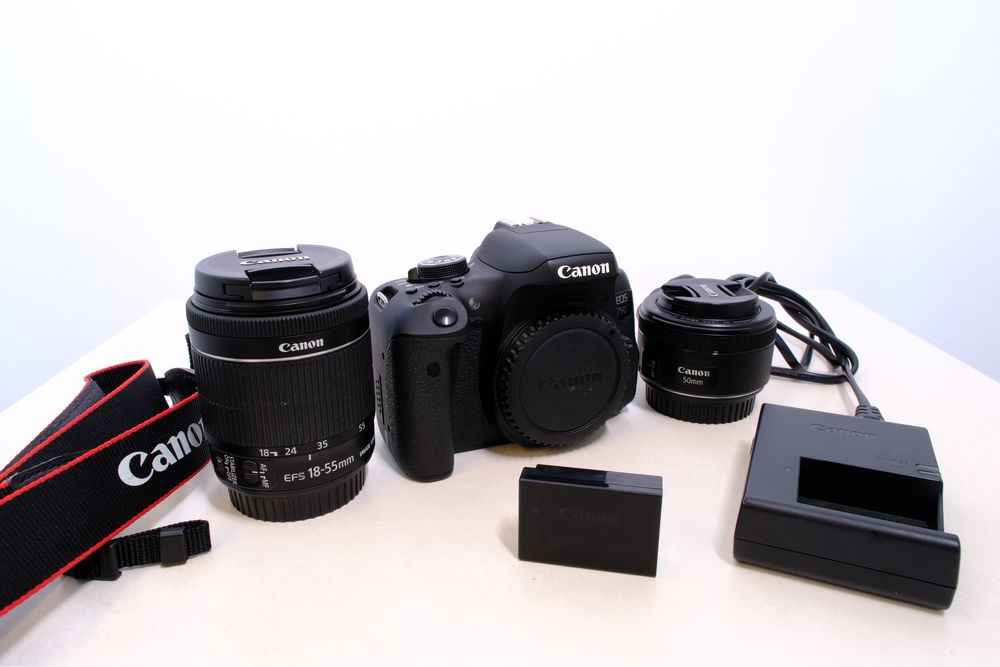 Canon EOS 750D + EF 50mm f/1.8 + EF-S 18-55