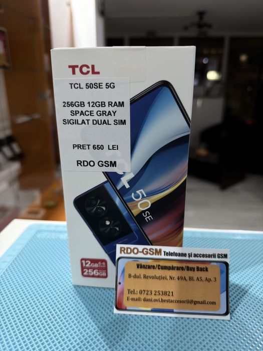 TCL 50SE 5G 256gb 12gb Ram Sigilat/Garantie