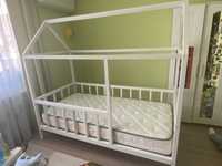 Детско легло Монтесори къщичка+подматрачна рамка