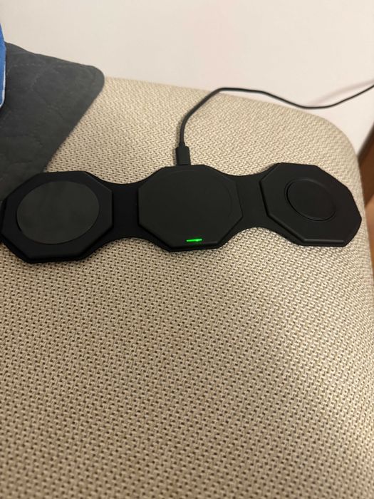 Incarcator Wireless 3 in 1 Xenomo®, Pliabil, 15W